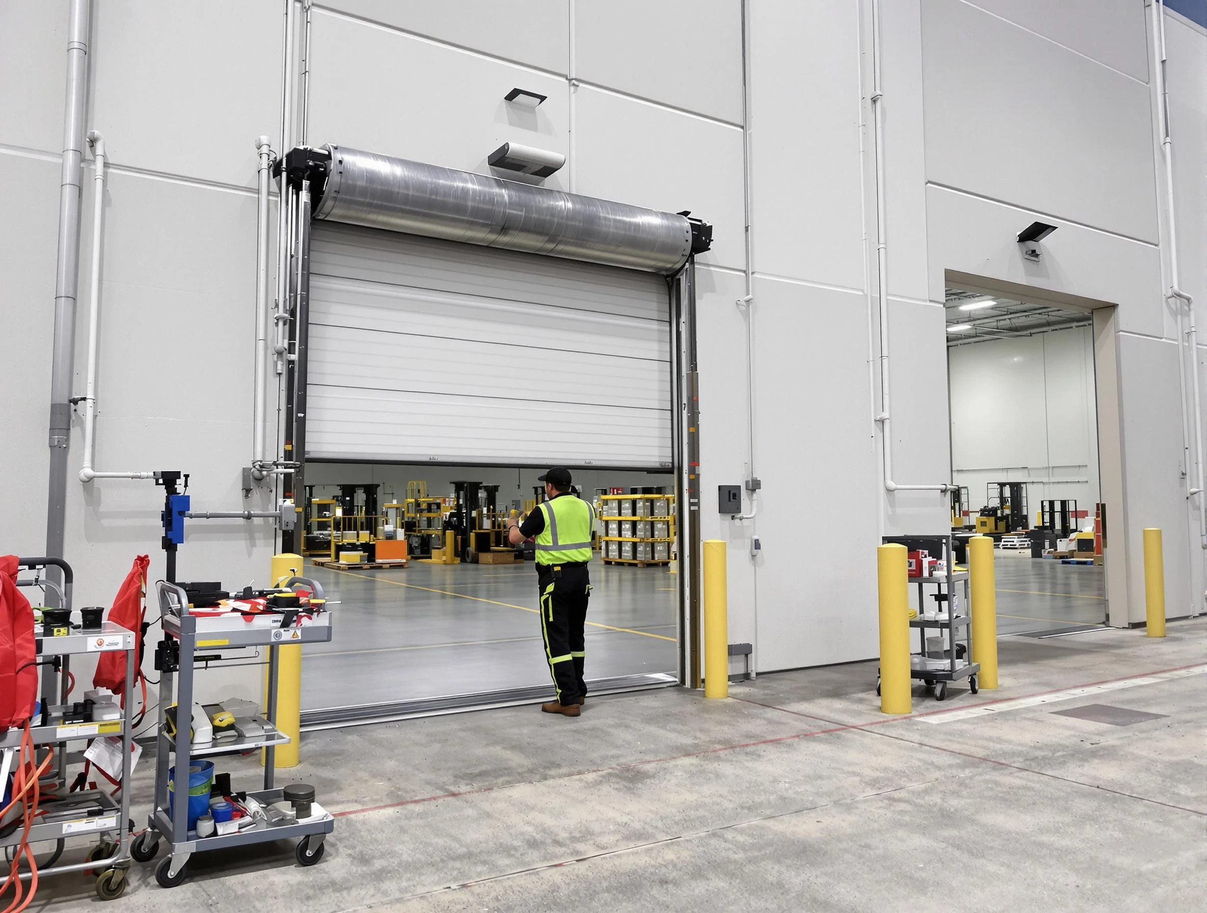 Commercial Garage Door Repair in Noble