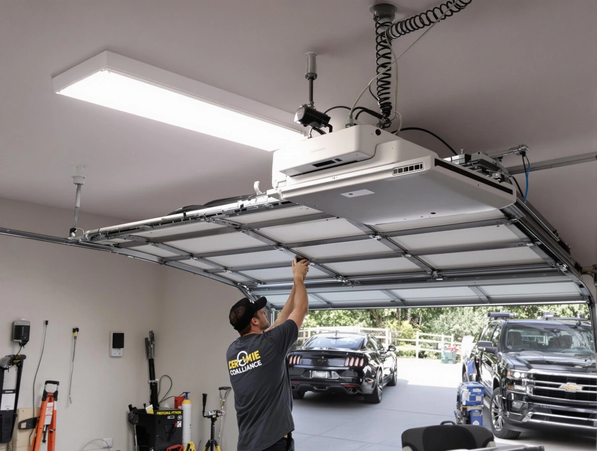 Garage Door Opener Installation in Noble